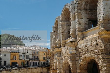 Arena and Roman Amphitheatre, UNESCO World Heritage Site, Arles, Provence, France, Europe