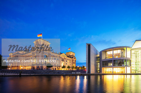 The Paul Lobe House legislative building next to the Reichstag, Berlin, Brandenburg, Germany, Europe