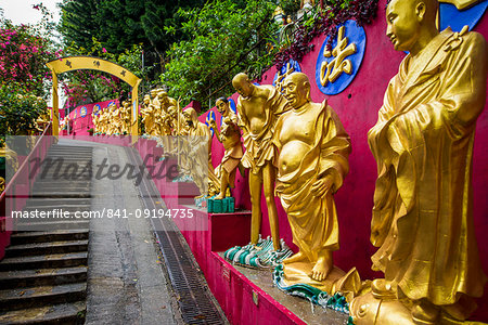 Ten Thousand Buddhas Monastery, Sha Tin, Hong Kong, China, Asia