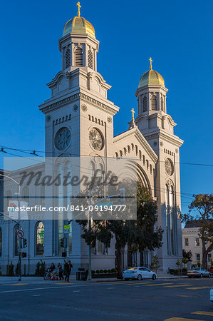 View of St. Joseph's Church, South of Market, San Francisco, California, United States of America, North America