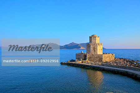 The Castle at Methoni, Messinia, The Peloponnese, Greece,  Europe