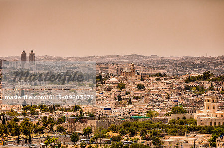 Scenic in Jerusalem, Israel, Middle East