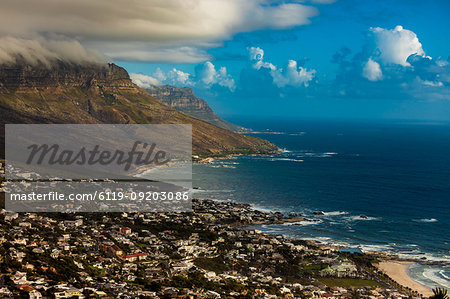 View of Camps Bay, Cape Town, South Africa, Africa