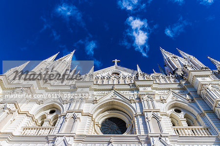 A view of the facade of the Cathedral of Santa Ana, Santa Ana, El Salvador, Central America