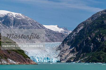Dawes Glacier in Endicott Arm in Southeast Alaska, United States of America, North America