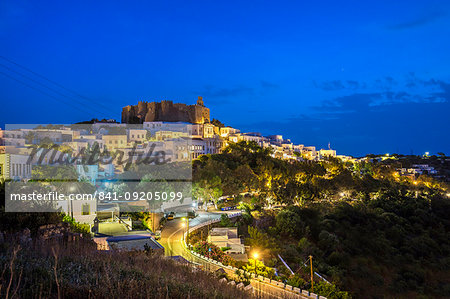 The Monastery of Saint John the Theologian, UNESCO World Heritage Site, Patmos, Dodecanese, Greek Islands, Greece, Europe