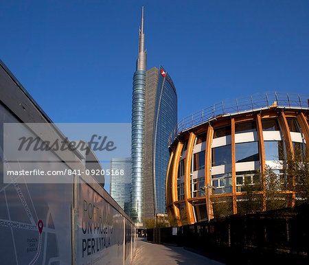 Unicredit Pavillon, Porta Nuova district, Milan, Lombardy, Italy, Europe