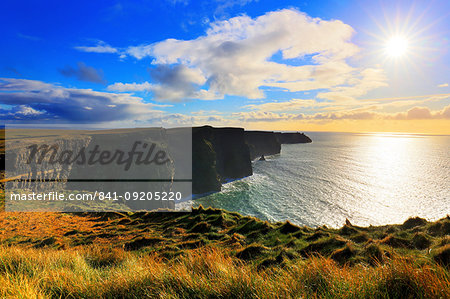 Cliff of Moher, Cliffs Coastal Walk, County Clare, Munster, Republic of Ireland, Europe