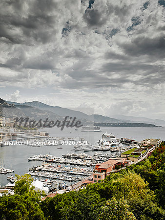 View of harbor, Monte Carlo, Monaco