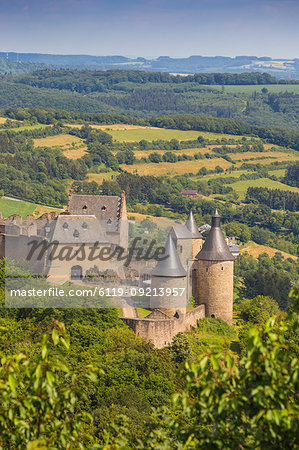 Bourscheid Castle, Bourscheid, Luxembourg, Europe