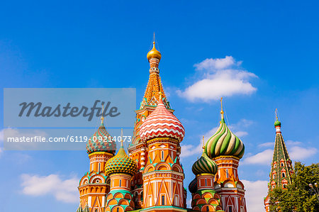 The Cathedral of Vasily the Blessed (St. Basil's Cathedral), Red Square, UNESCO World Heritage Site, Moscow, Russia, Europe