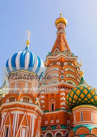 The Cathedral of Vasily the Blessed (St. Basil's Cathedral), Red Square, UNESCO World Heritage Site, Moscow, Russia, Europe