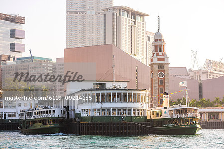 Star Ferry between Hong Kong Island and Kowloon, Hong Kong, China, Asia