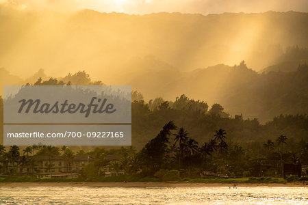 View from Laie Point Lookout, Laie, Oahu, Hawaii, United States.