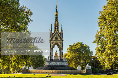 The Albert Memorial in Kensington Gardens, London, England, United Kingdom, Europe