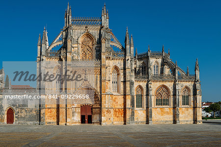 Mosteiro da Santa Maria da Vitoria (Monastery of St. Mary of the Victory), UNESCO World Heritage Site, Batalha, Leiria, Portugal, Europe