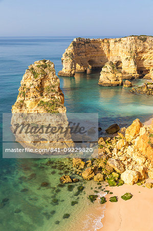 Marinha Beach (Praia da Marinha), Lagoa, Algarve, Portugal, Europe