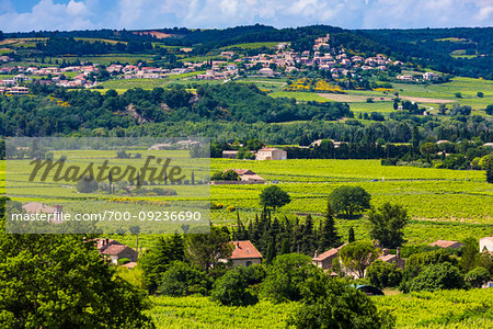 Seguret, Provence-Alpes-Cote d'Azur, Provence, France.