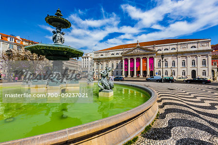 Square of Pedro IV, Lisbon, Portugal.