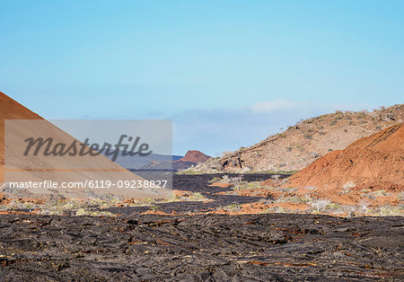 Lava field in Sullivan Bay, Santiago (James) Island, Galapagos, UNESCO World Heritage Site, Ecuador, South America