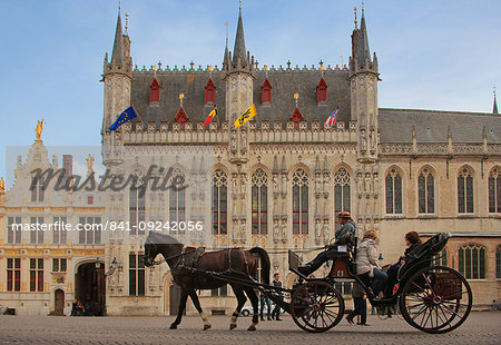The Burg, Bruges, UNESCO World Heritage Site, Flemish Region, West Flanders, Belgium, Europe