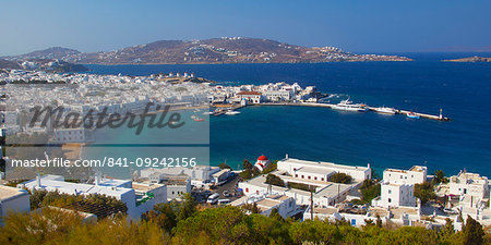 The port, Mykonos, Cyclades, South Aegean, Greek Islands, Greece, Europe