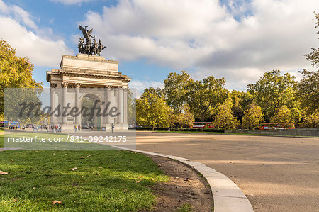 Wellington Arch on Hyde Park Corner, London, England, United Kingdom, Europe Wellington Arch on Hyde Park Corner, London, England, United Kingdom, Europe