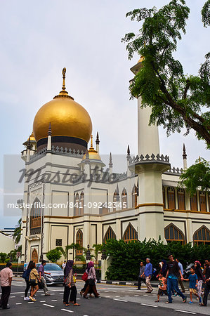 Sultan Mosque, Kampong Glam district, Singapore, Southeast Asia, Asia