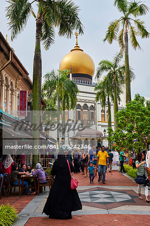 Sultan Mosque, Kampong Glam district, Singapore, Southeast Asia, Asia