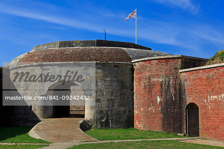 Gun Tower in Hurst Castle, Keyhaven, Hampshire, England, United Kingdom, Europe