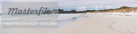 Rarawa Beach, a popular and beautiful white sand beach in Northland Region, North Island, New Zealand, Pacific