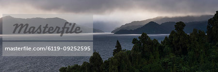 Lake Waikaremoana, Te Urewera, Eastland, North Island, New Zealand, Pacific