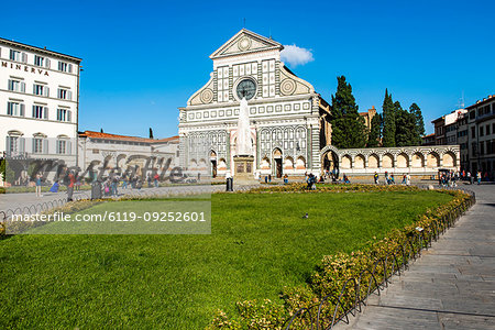 Basilica of Santa Maria Novella, Florence, Tuscany, Italy, Europe