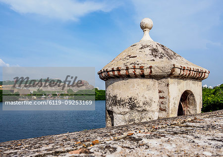 Old Town Walls, Cartagena, Bolivar Department, Colombia, South America