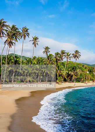 El Cabo San Juan del Guia beach, Tayrona National Natural Park, Magdalena Department, Caribbean, Colombia, South America