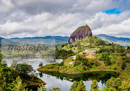 El Penon de Guatape (Rock of Guatape), Antioquia Department, Colombia, South America