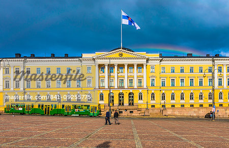 Senate Square, Helsinki, Uusimaa, Finland, Scandinavia, Europe