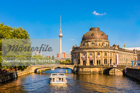 Bode Museum on the River Spree in Berlin, Germany, Europe