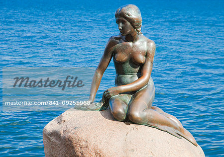 Statue of the Little Mermaid, Copenhagen, Denmark, Europe