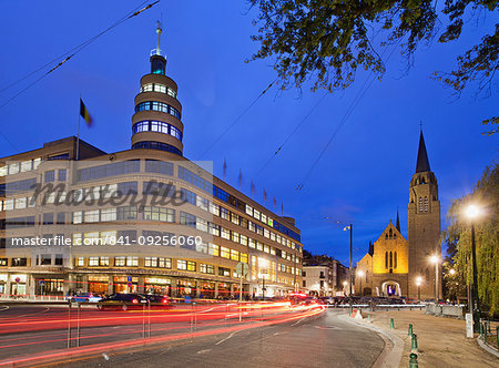 Place Flagey, Brussels, Belgium, Europe