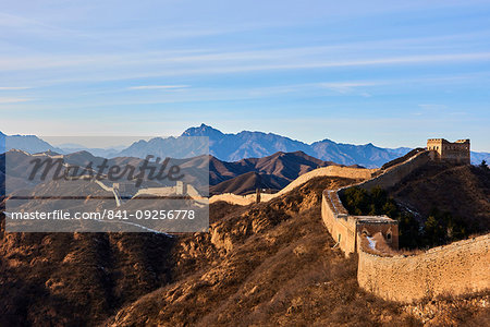 The Jinshanling and Simatai sections of the Great Wall of China, Unesco World Heritage Site, China, East Asia