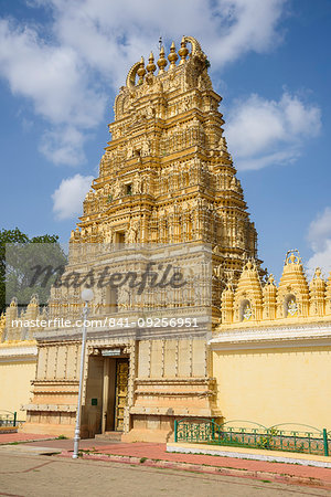 Hindu temple at Mysore Palace, Mysuru, Karnataka, India, South Asia
