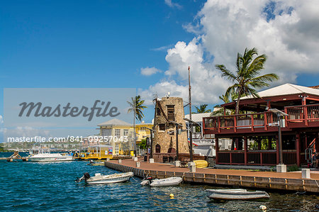 Christiansted harbour, St. Croix, US Virgin Islands, Caribbean