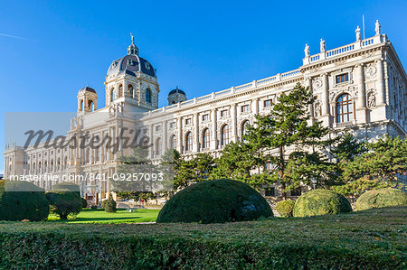 View of Museum of Natural History Vienna in Maria-Theresien-Platz, Vienna, Austria, Europe