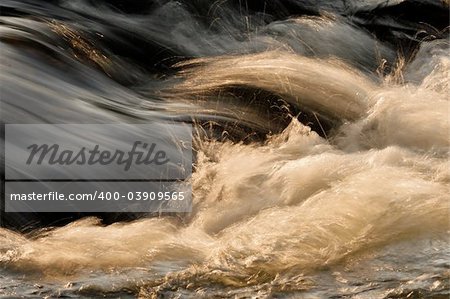 Flowing water taken with a slow shutter speed