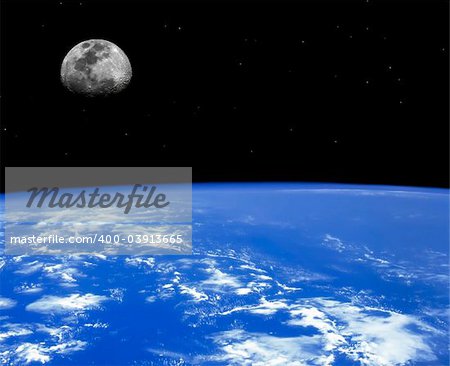 Earth Series - images depicting panoramic scenic shots of our planet; composite images and illustrations