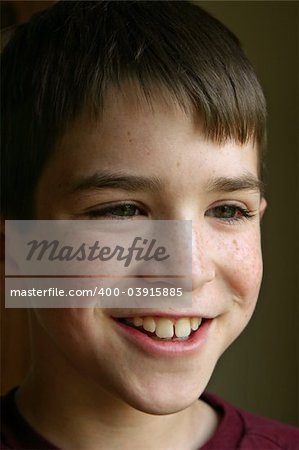 Portrait of Boy Smiling