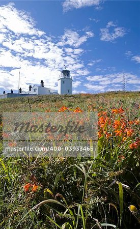 lighthouse the lizard point the southernmost tip of land in england cornwall uk