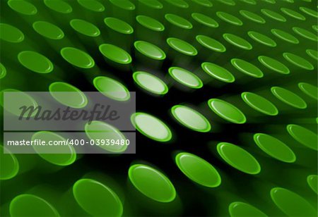 Abstract background immitating green buttons
