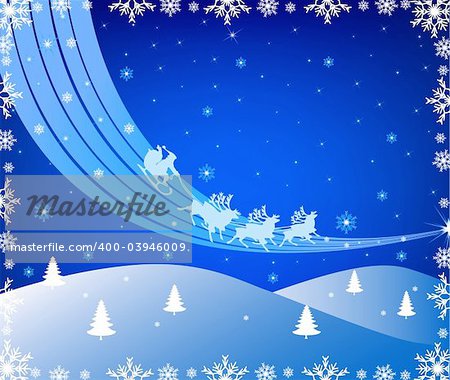Abstract  Christmas background - vector